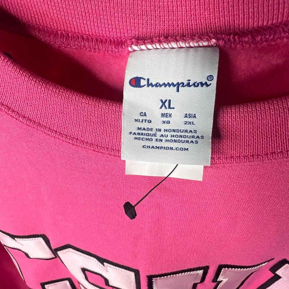 Champion CSUF Classic Crew Special Edition Sweatshirt Pink XL Unisex - Picture 5 of 7